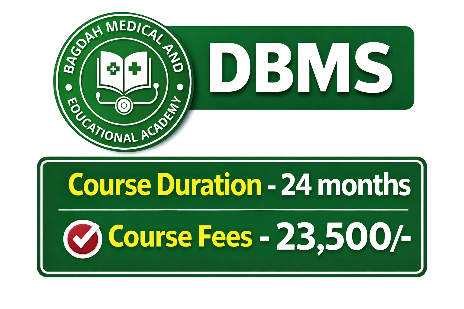 D.B.M.S. ( Diploma in Bio-Chemic System of Medicine