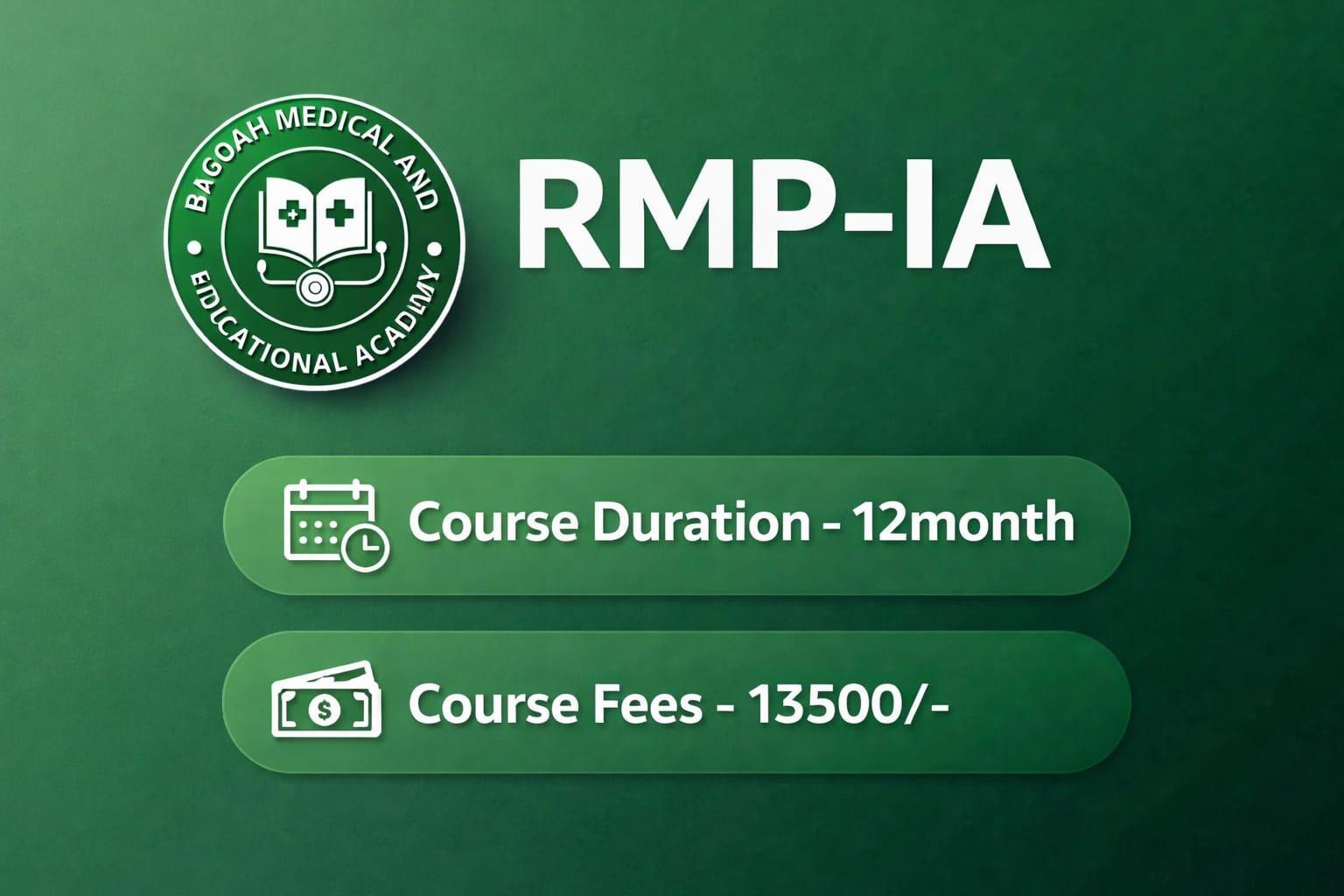 R.M.P.-I.A. (Rural Medical Practitioner in Indo-Allopathy)